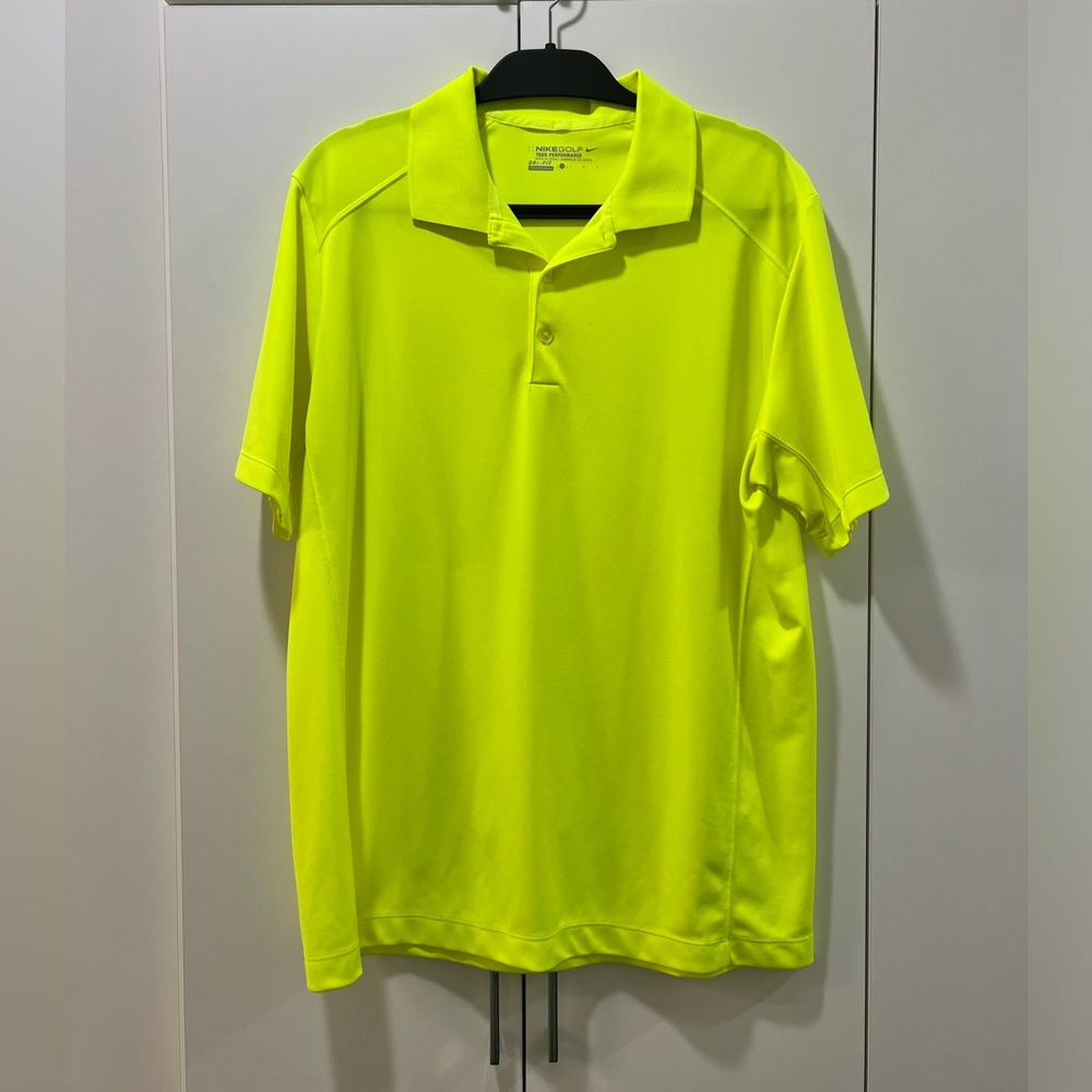 Nike Dri-FIT Men’s Golf Polo - Neon